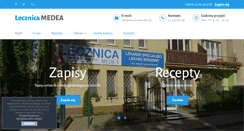 Desktop Screenshot of lecznicamedea.pl
