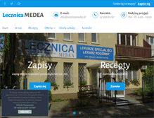 Tablet Screenshot of lecznicamedea.pl
